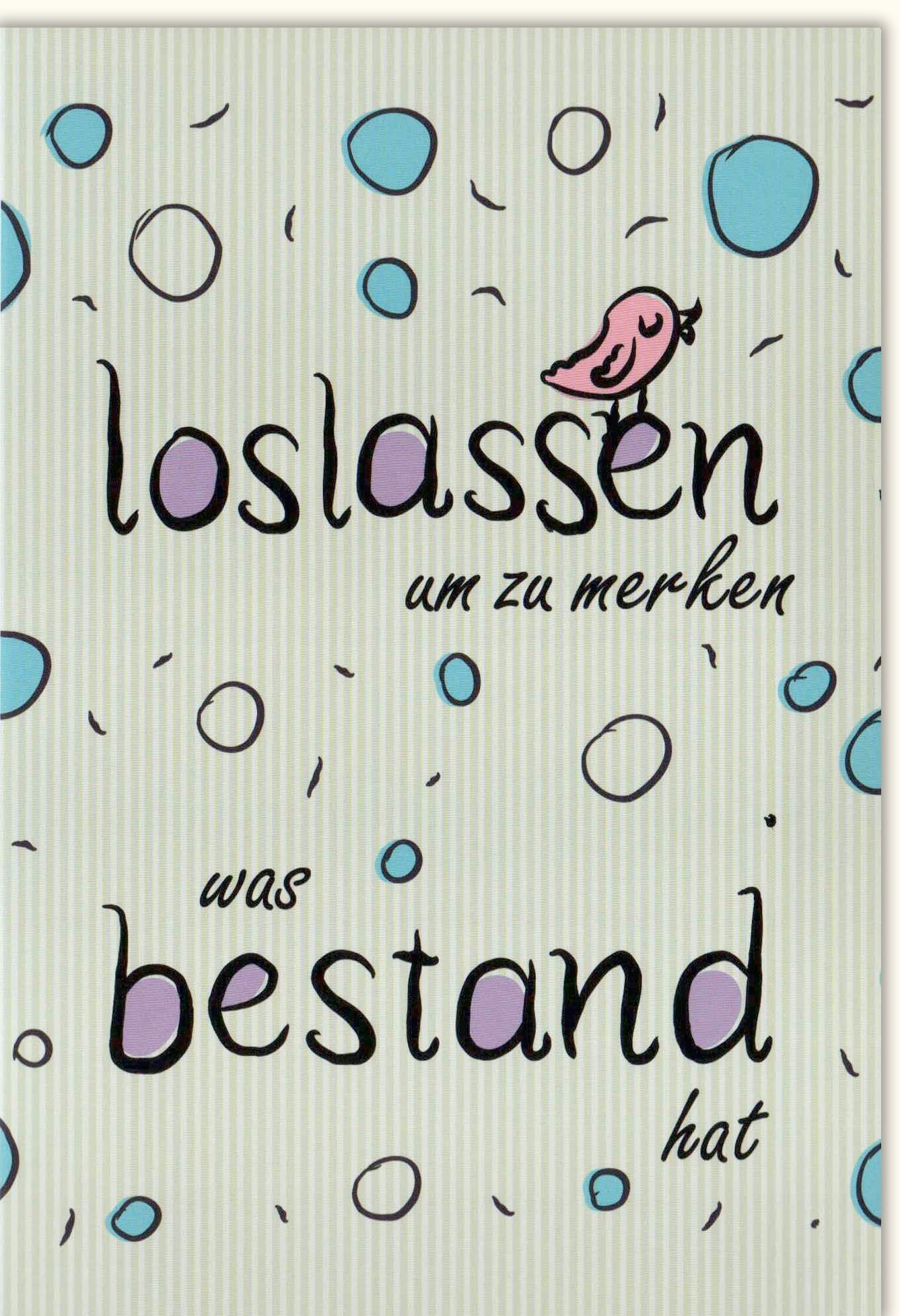Abschied & Neuanfang Doppelkarte – Inspirierende Lebensweisheiten und Motivationszitate, Grußkarte mit Spruch zum Loslassen, Ermutigung für Freundschaft und Glückwünsche, Geschenk mit Bestand