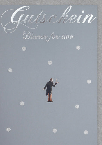 Doppelkarte Gutschein für Romantisches Dinner-for-Two – Kulinarisches Erlebnis im Restaurant, Perfektes Geschenk für Paare