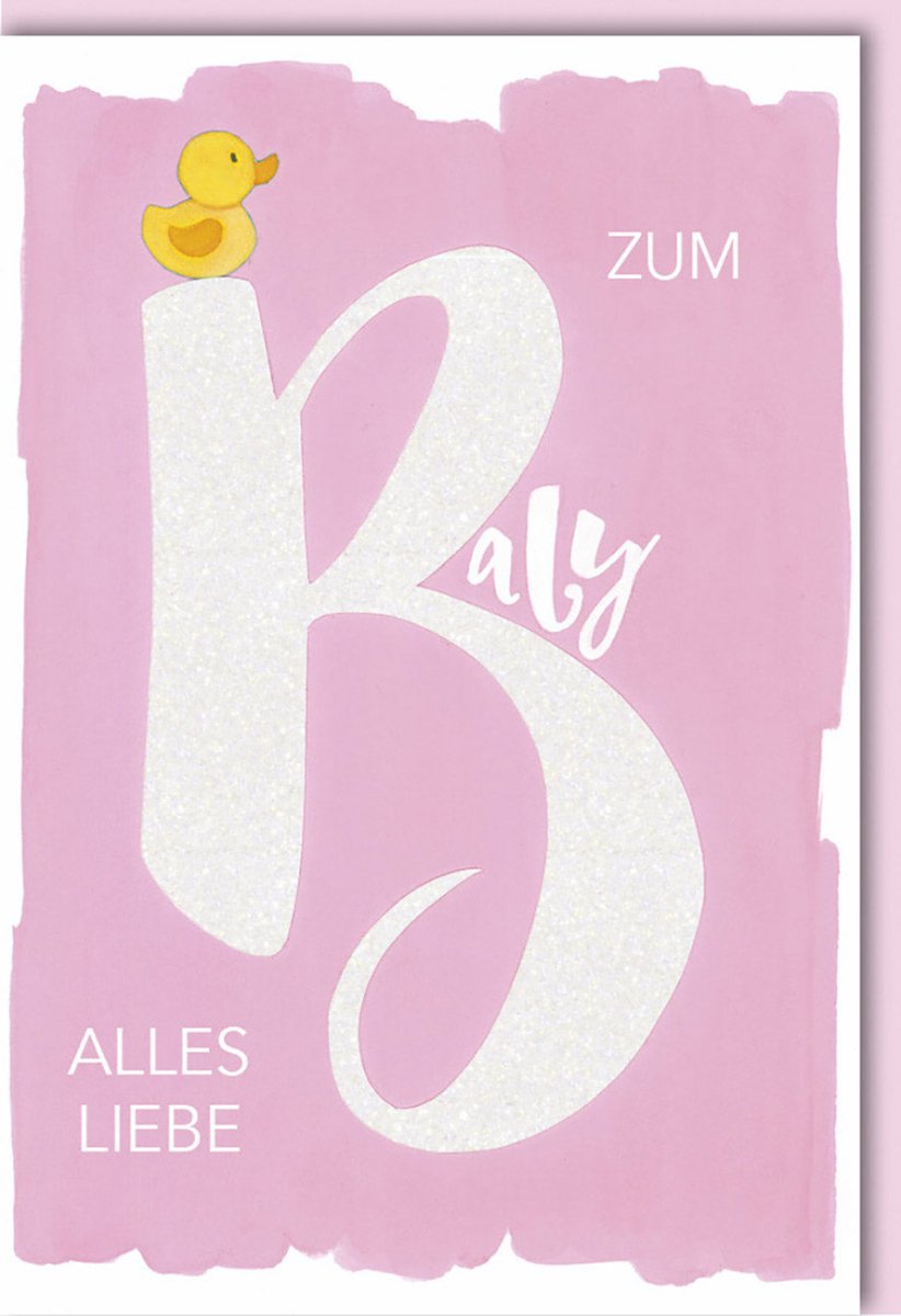 Geburt & Babyparty Doppelkarte - Glückwunschkarte zur Geburt, Gutschein Babygeschenk, Neutral für Mädchen & Jungen, Babyshower Geschenkkarte, Gratulationskarte für Neugeborenes