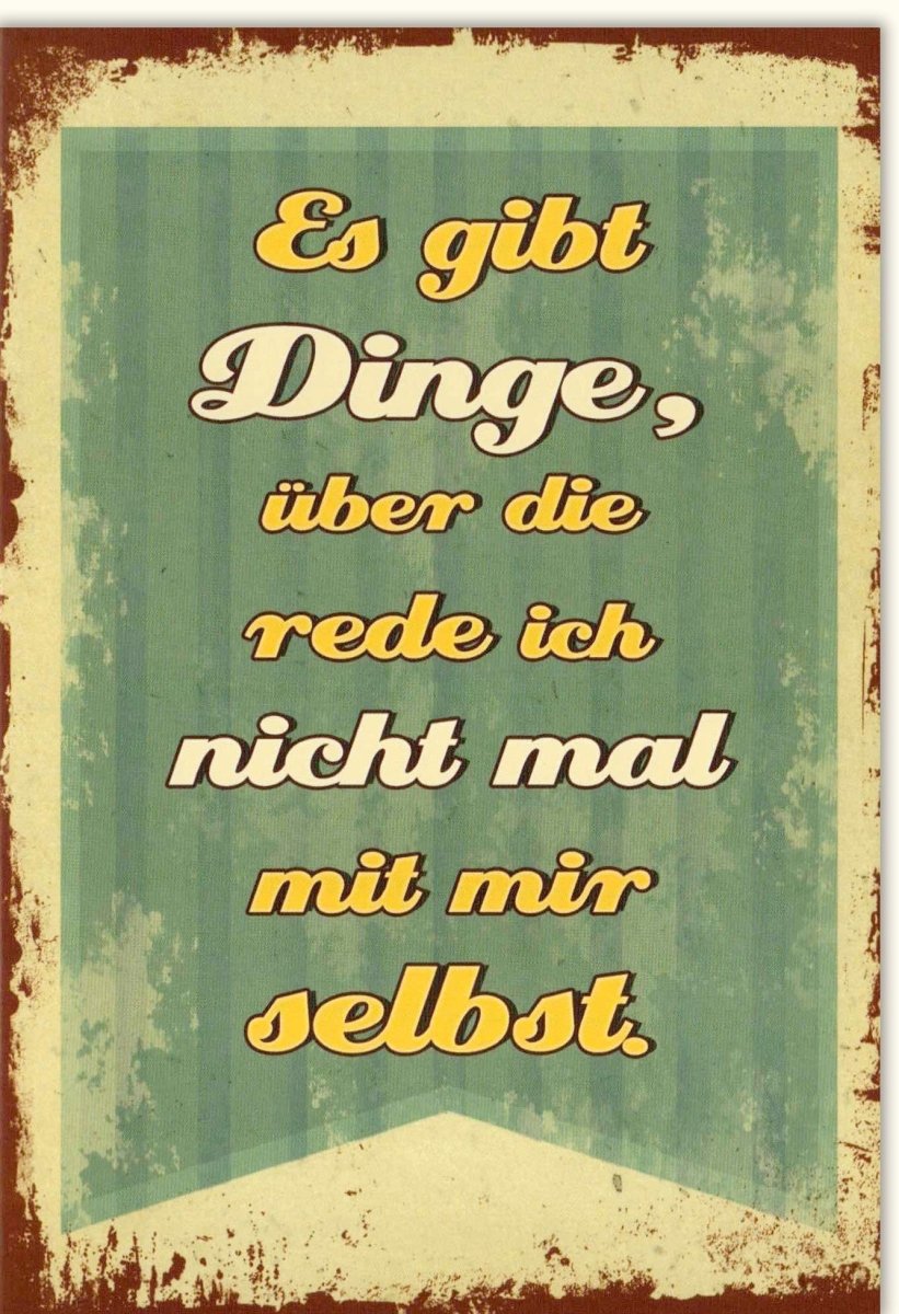 Geburtstags - Doppelkarte im Retro - Stil: Vintage Humor mit Spruch, Nostalgie Postkarte, Deko & Sammlerstück, Ideal als Geschenk