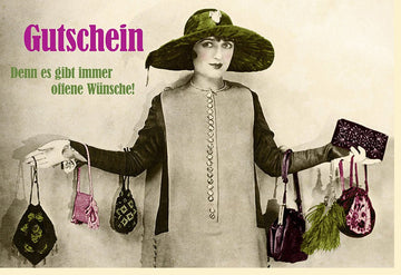 Geburtstagskarte Doppelkarte - Stilvolle Retro Grußkarte mit Gutscheinfach, Vintage Design Geschenkkarte für jeden Anlass, Elegante Glückwunschkarte mit Platz für Wünsche & Feier