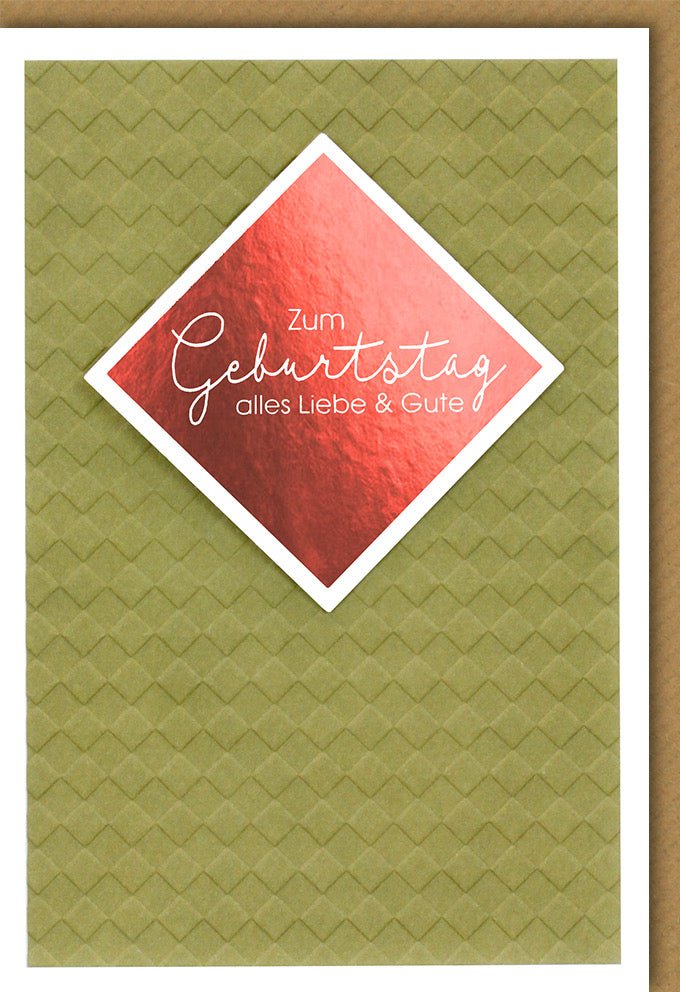 Geburtstagskarte für Männer: Elegante & Stilvolle Glückwünsche, Hochwertiges Design, Schlichte Qualität für Geburtstagsgrüße & Gratulation