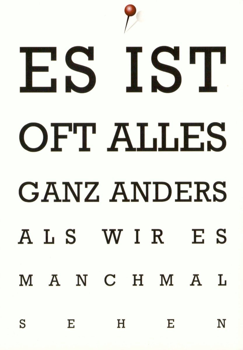 Geburtstagskarte - Inspirierende Weisheiten Postkarte mit Motivationssprüchen, Minimalistisches Schwarz - Weiß Design, Typografie Zitat, Lebensweisheit zum Nachdenken und Inspirieren, Pin - freundlich