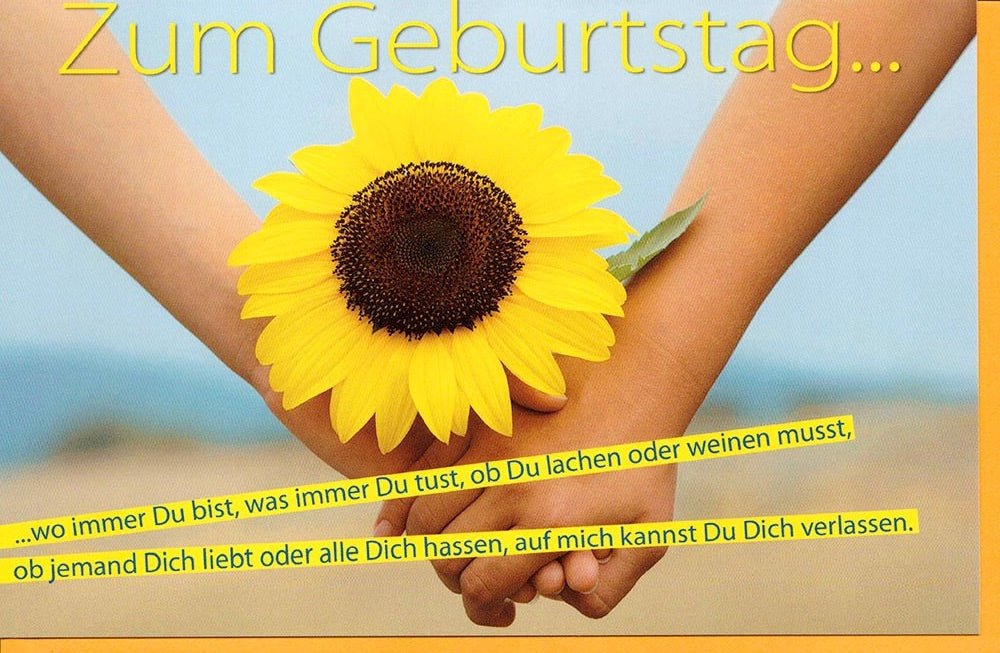 Geburtstagskarte Spruch Freundschaft Halt