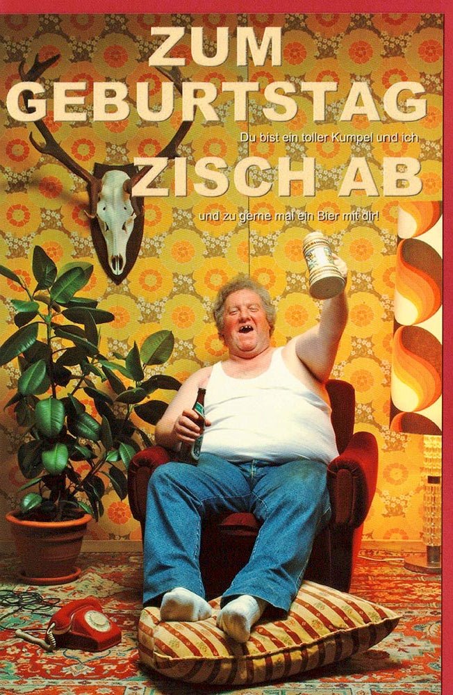 Geburtstagskarte witzig zisch ab
