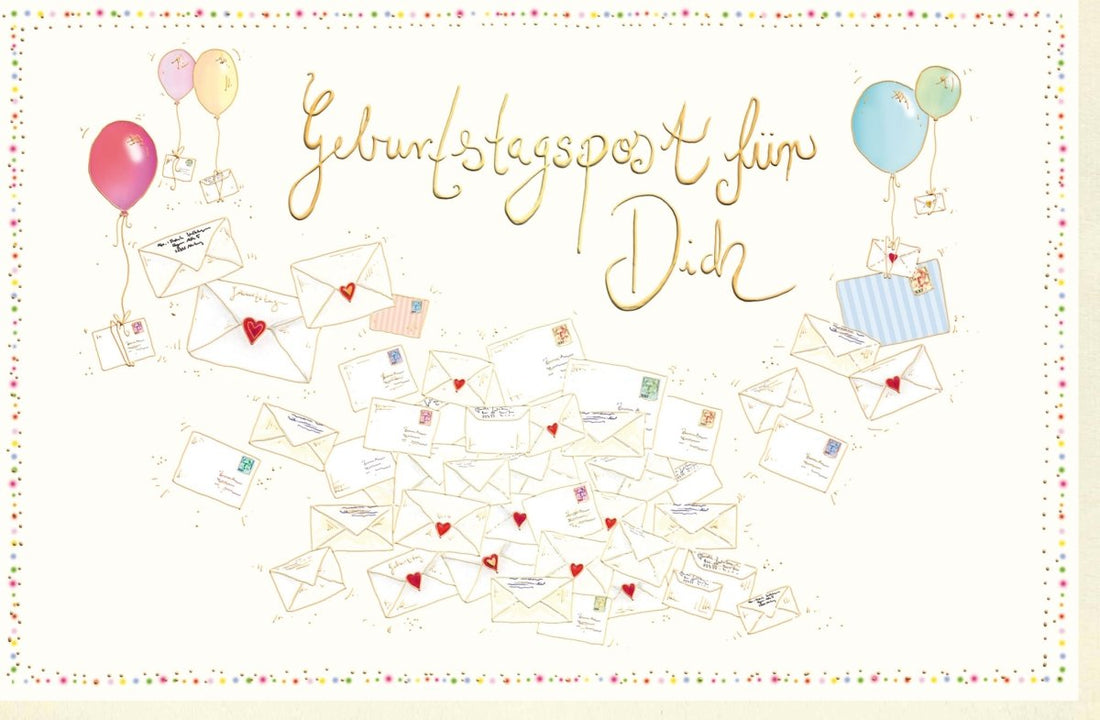 Glückwunschkarte Geburtstag premium: Geburtstagspost