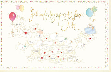 Glückwunschkarte Geburtstag premium: Geburtstagspost