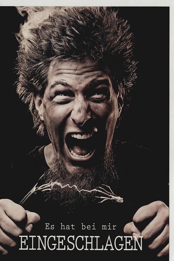 Grußkarte lustig Es hat bei mir eingeschlagen