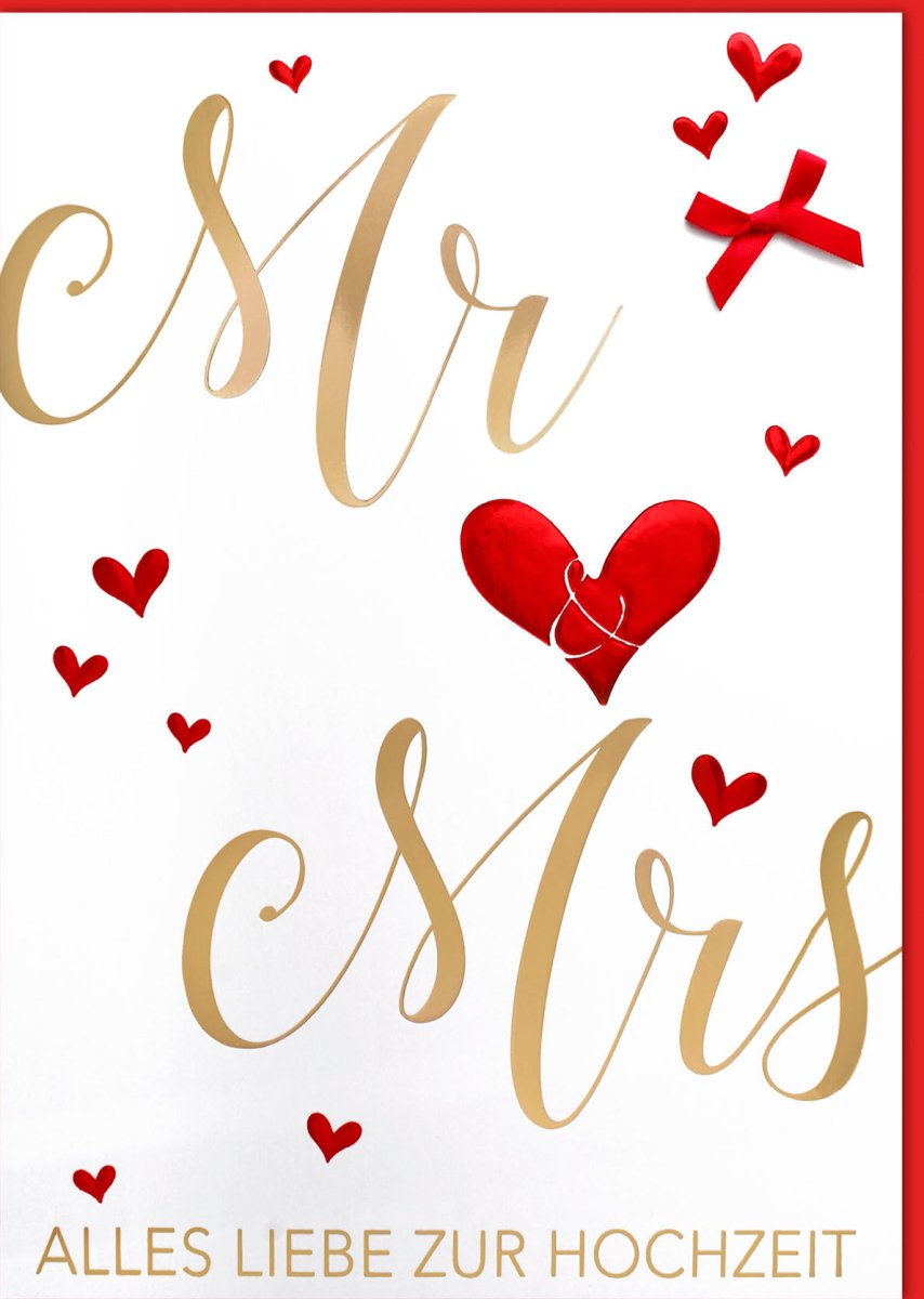 Twizler Hochzeitskarte Für Braut & Braut – „Mrs & Mrs“ Design | Glückwunschkarte Für Gleichgeschlechtliche Paare