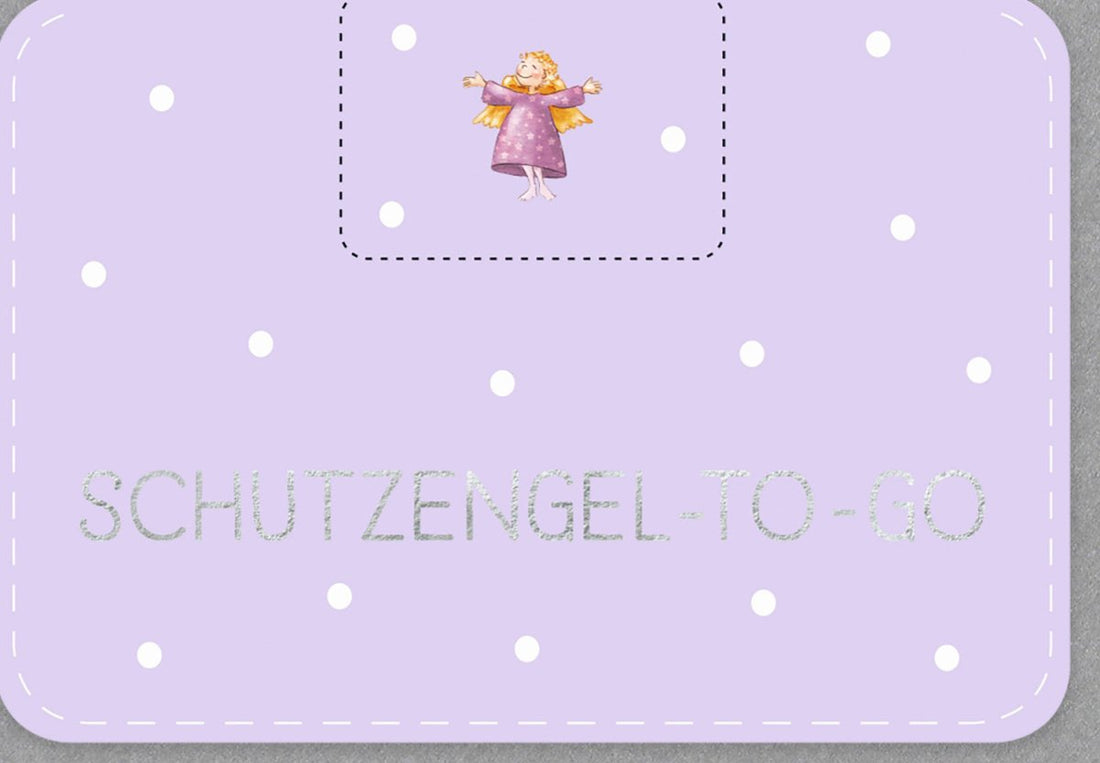 Kommunion Doppelkarte mit Schutzengel - Motiv – Christliche Glückwunschkarte zur Feier der Heiligen Zeremonie, Segenswünsche für Kinder