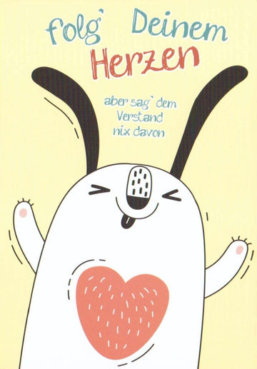 Motivations - Postkarte mit Herz & Verstand – Lustige Sprüche und Weisheiten, Bunte Cartoon - Illustration, Inspirierendes Zitat für Liebe, Glück & Positivity – Ideales Geschenk voller Freude & Humor