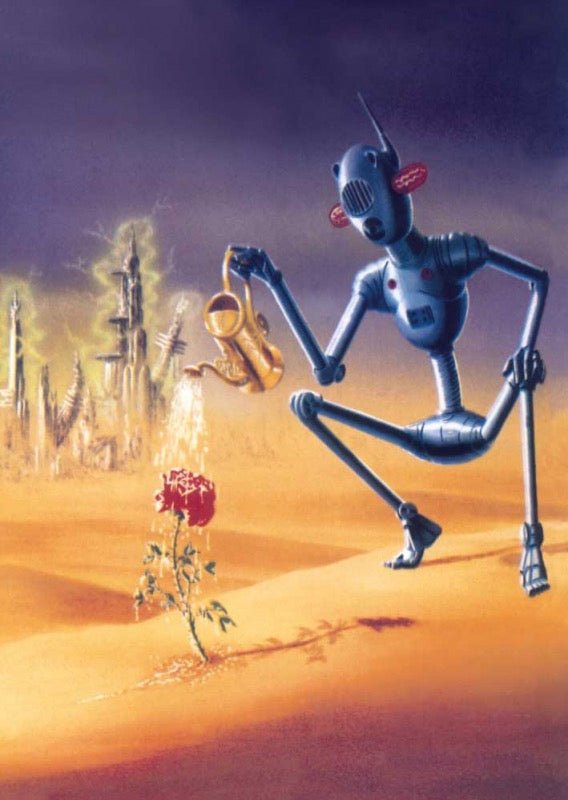 Postkarte Alien in Love