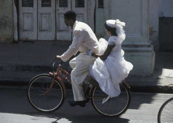 Postkarte blanko: Cuban Lovers