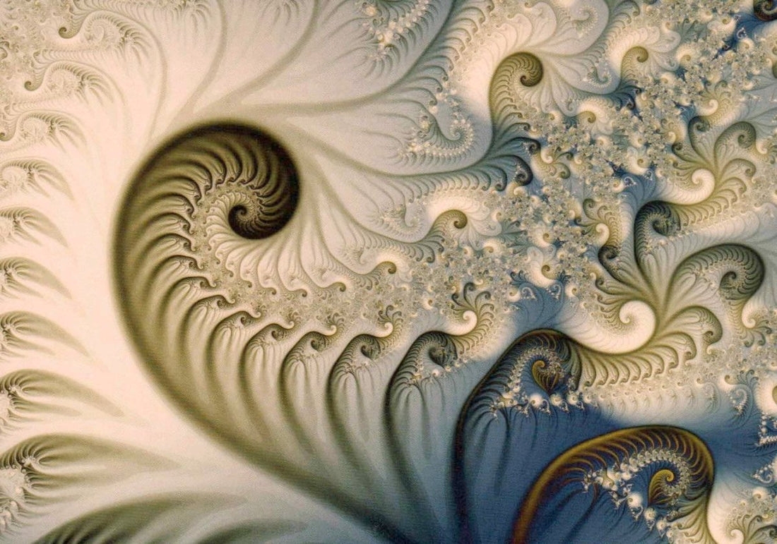 Postkarte blanko: Fractal Impression