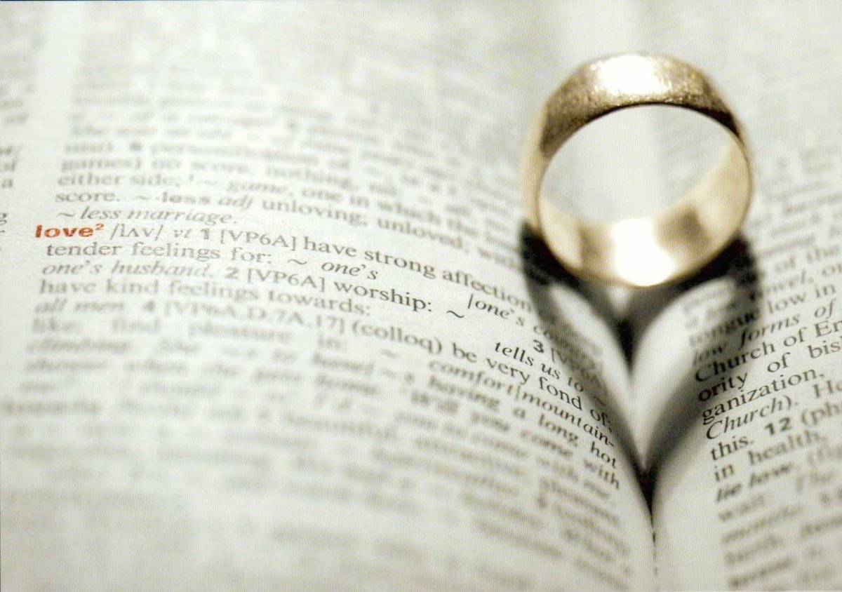 Postkarte blanko Liebe: love