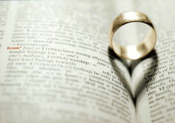 Postkarte blanko Liebe: love