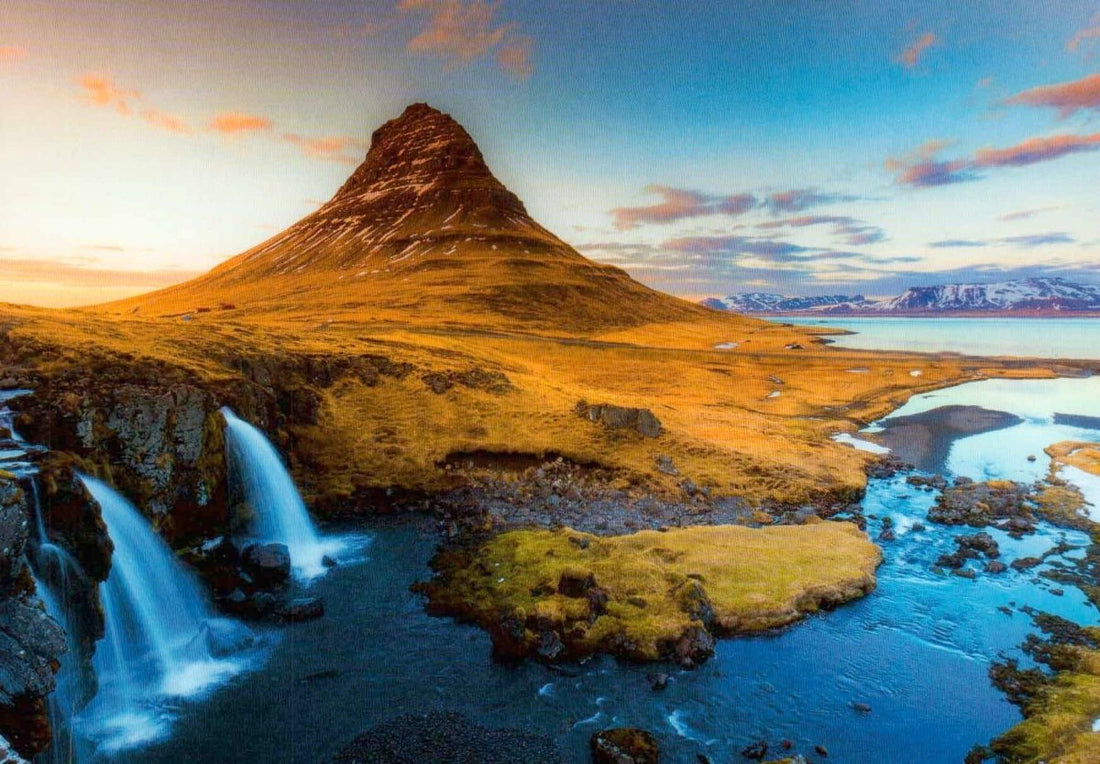 Postkarte blanko Natur Iceland