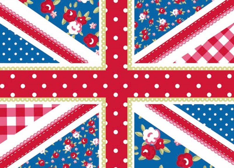 Postkarte blanko: Union Jack