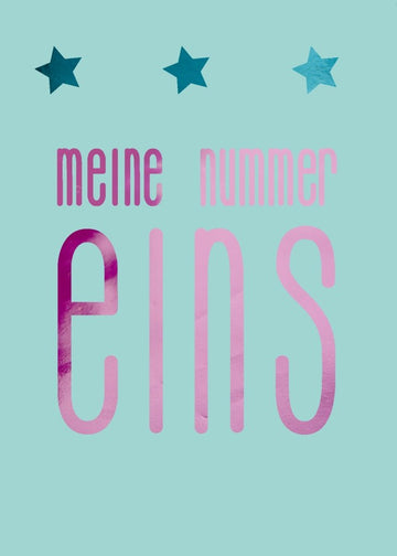 Postkarte Liebe Spruch meine nummer eins