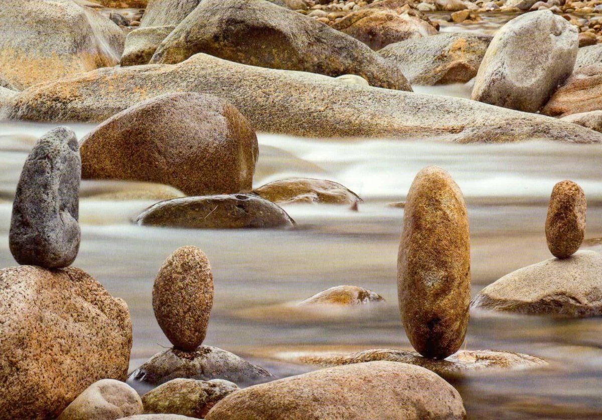 Postkarte Magic Stones Meer