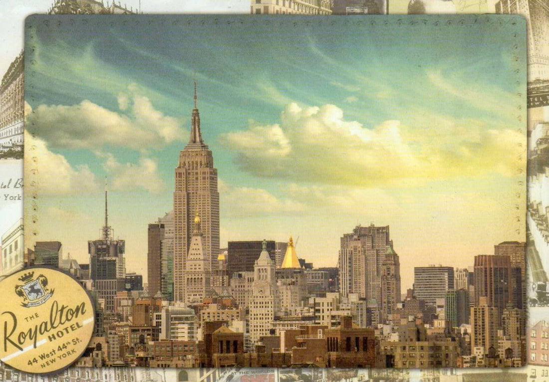 Postkarte Retromotiv Ansichtskarte Souvenirs from NY