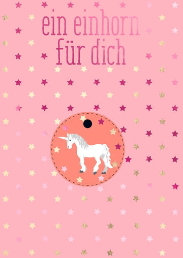 Postkarte Spruch ein einhorn für dich