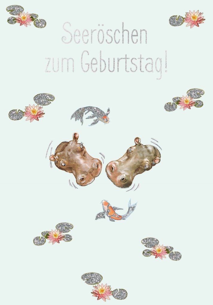 Postkarte Spruch witzig Cityproducts Seeröschen zum Geburtstag!