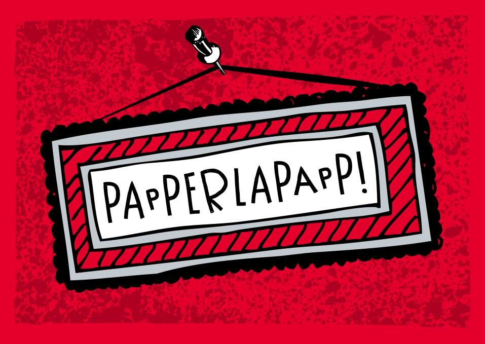 Postkarte Sprüche Papperlapapp