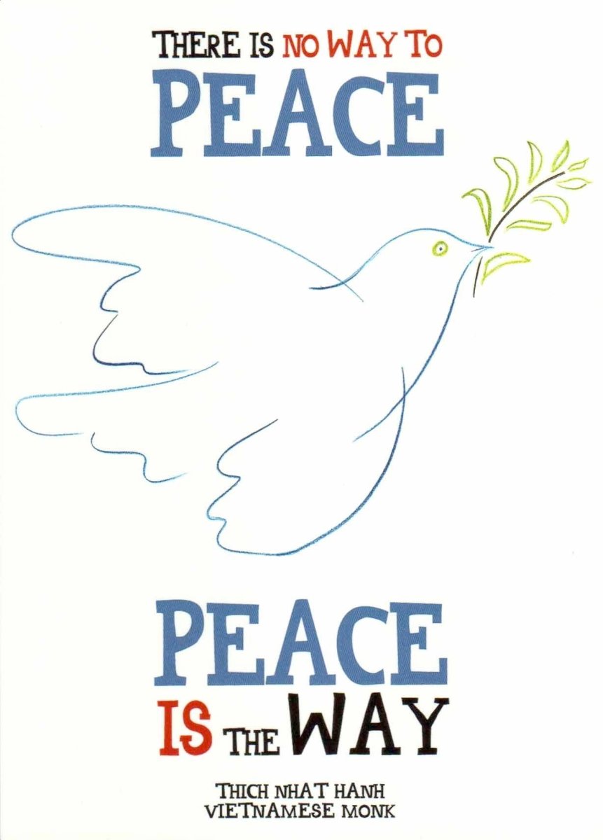 Postkarte Way to peace