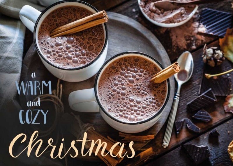 Weihnachtspostkarte Kakaotassen: A warm and cozy Christmas II