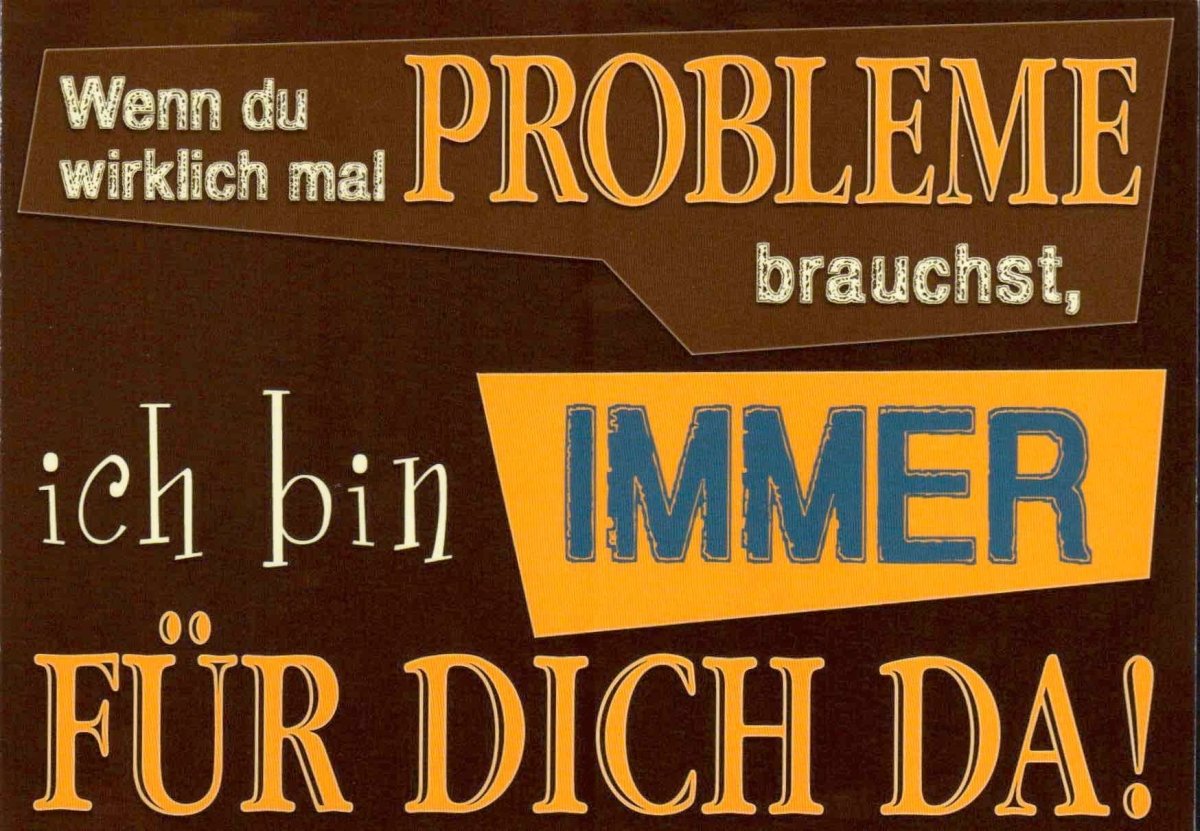 Freundschafts - Postkarte: Ermutigung & Solidarität – Sprüche für Hilfe, Zuspruch und Loyalität, Motivierende Karte für Beistand & Positivität