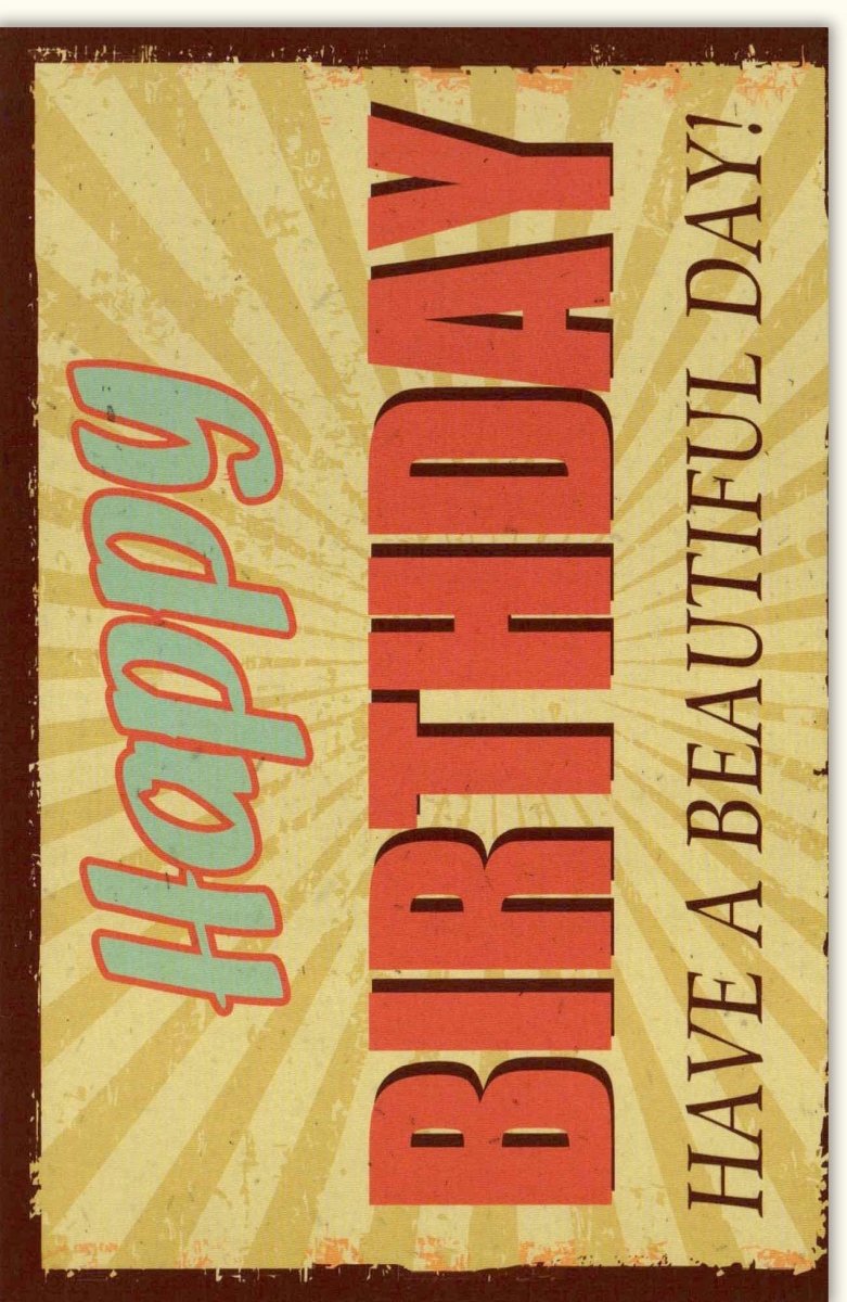Grußkarte im Retro Vintage-Stil: Nostalgischer Schriftzug, Festliche G ...