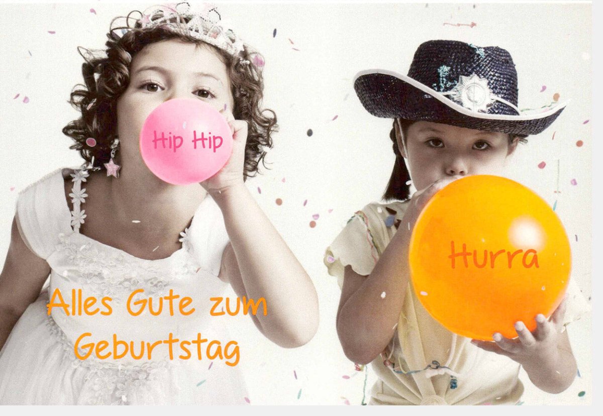 Geburtstagskarte für Kinder: Lustige Doppelkarte mit Konfetti, Ballons, Party - Motiven - Witzige Sprüche & Cheers Glückwünsche