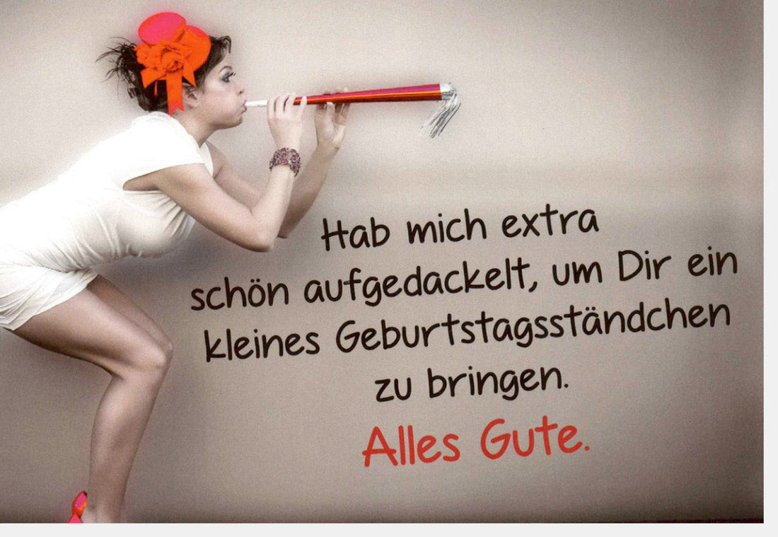 Geburtstagskarte Lustig mit Spruch - Witzige Doppelkarte "Aufgedackelt" für Humorvolle Glückwünsche, Party Überraschung & Spaß - Originelle Grußkarte mit Kreativen Geburtstagssprüchen