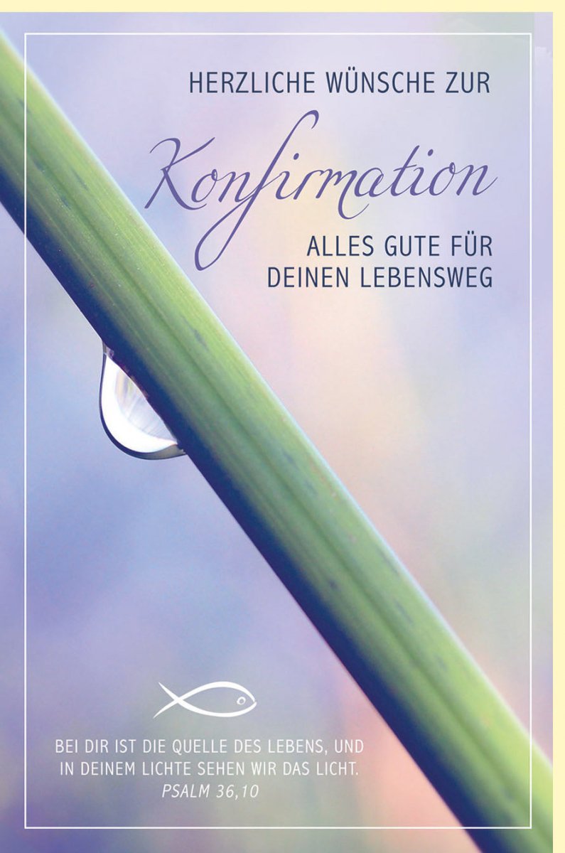 Konfirmationskarte - Elegante Doppelkarte für den besonderen Lebensweg, Segen & Glaube, Christliche Spiritualität, Feierliche Zeremonie in der Kirche, Festliche & Moderne Glückwunschkarte, Schlichtes Design