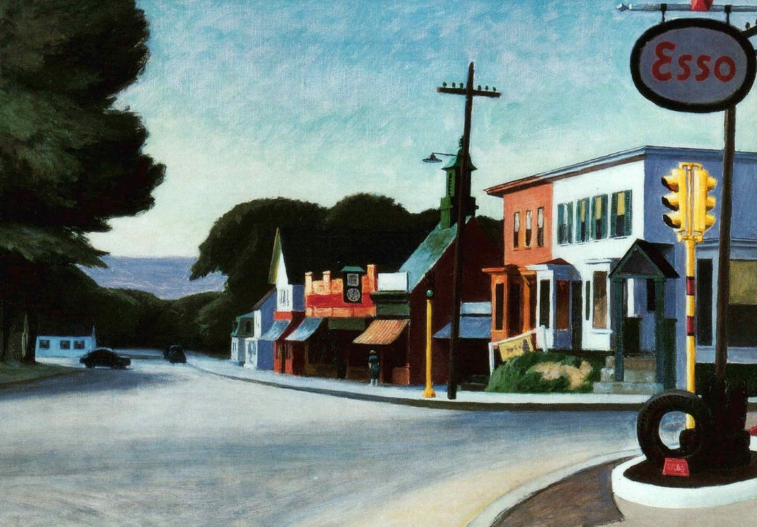 Kunstpostkarte Edward Hopper - Portrait of Orleans