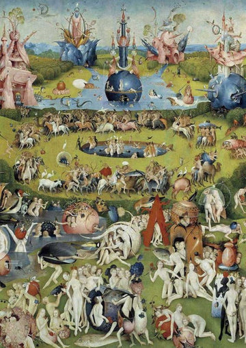 Kunstpostkarte Hieronymus Bosch - Garten der Lüste (Mitteltafel))