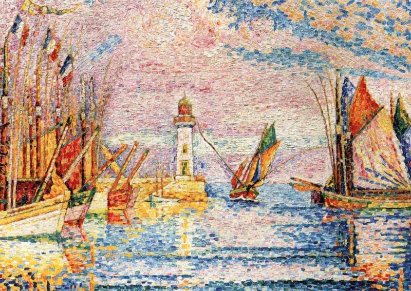 Kunstpostkarte Paul Signac - Groix. Le Phare