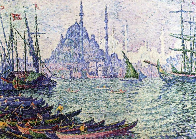 Kunstpostkarte Paul Signac - La Corne d'or