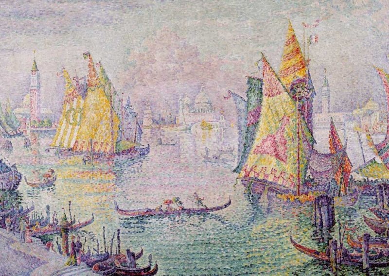 Kunstpostkarte Paul Signac - The Lagoon of Saint Mark