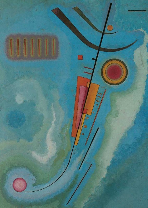 Kunstpostkarte Wassily Kandinsky - Leicht