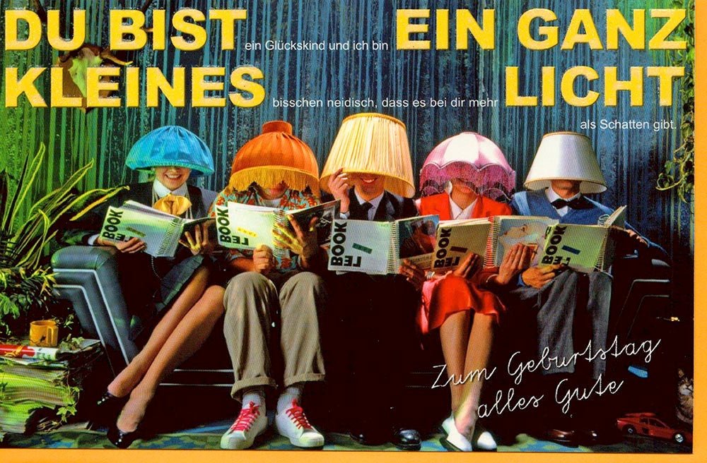 Lustige Geburtstagskarte Du bist ein ganz kleines Licht