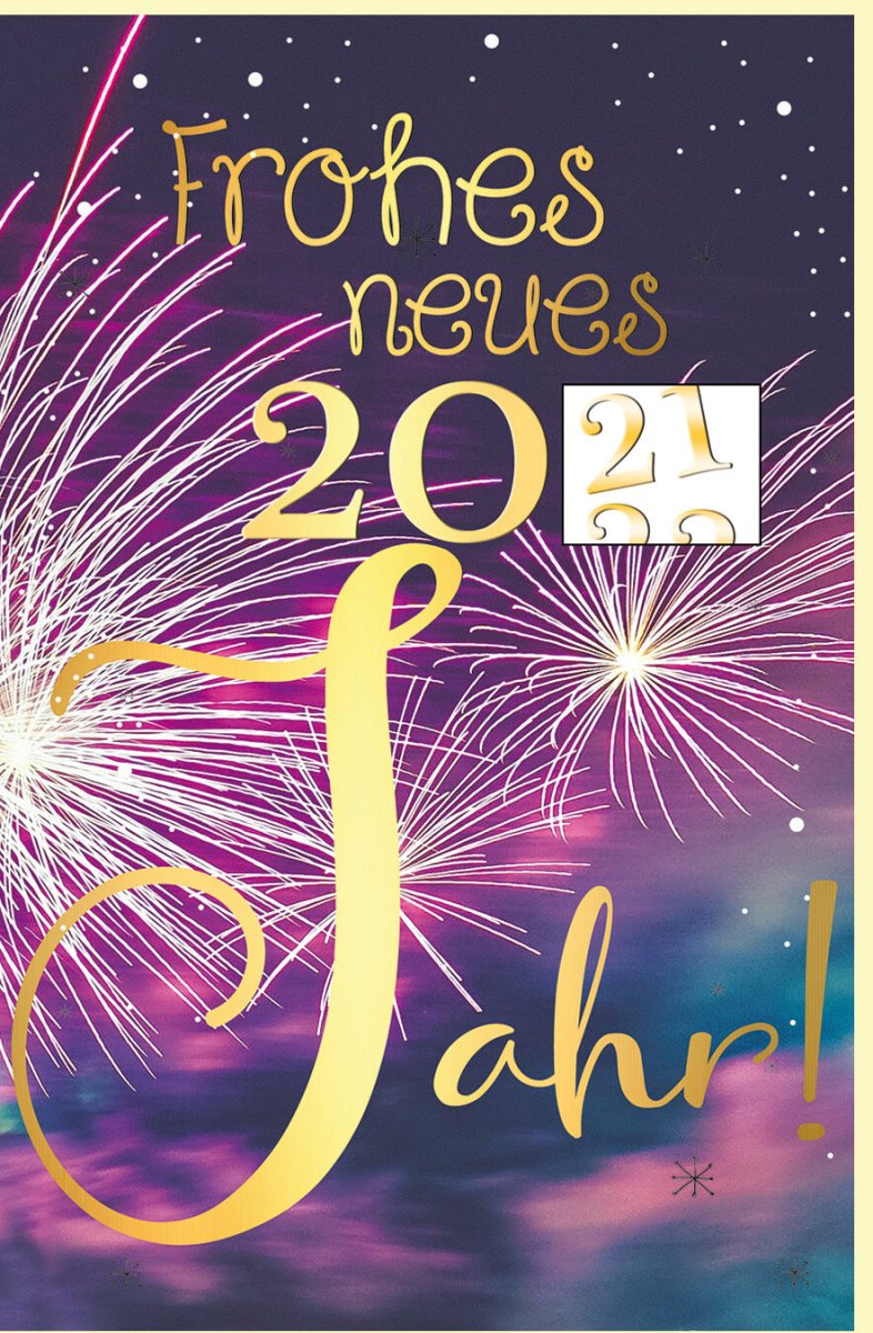 Neujahrs - Doppelkarte "Sparkling Celebration" 2022: Festliche Glückwünsche mit Feuerwerk & Goldfolie, Drehscheibe Design für den Jahreswechsel