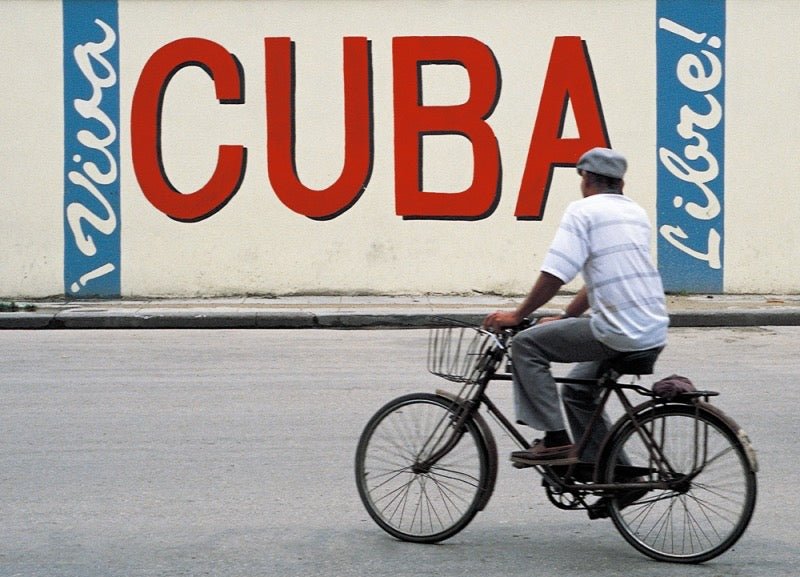 Postkarte blanko: Viva Cuba Libre!