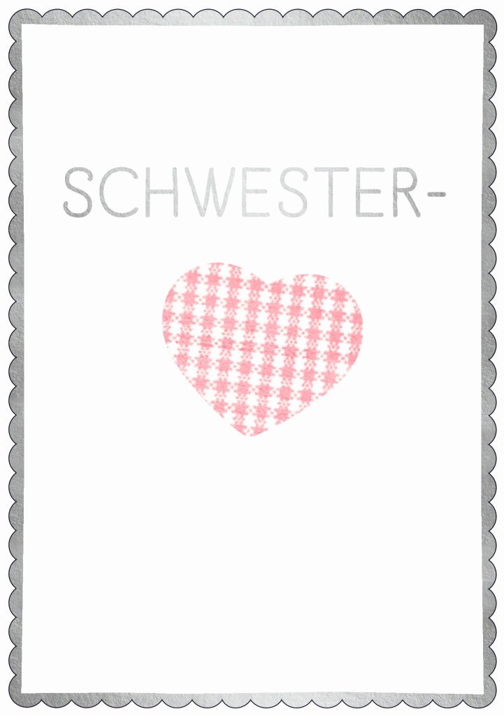 Postkarte Cityproducts Schwesterherz