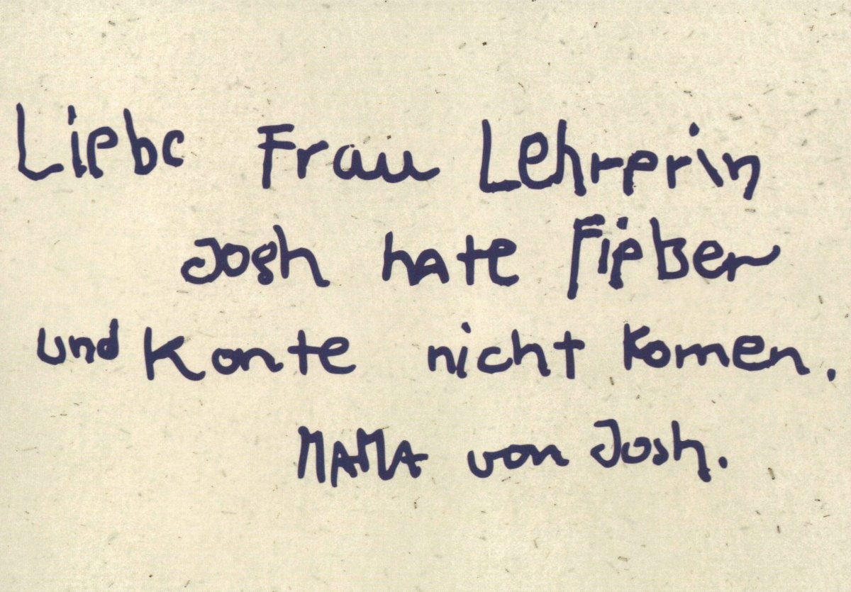 Postkarte witzig Spruch Liebe Frau Lehrerin