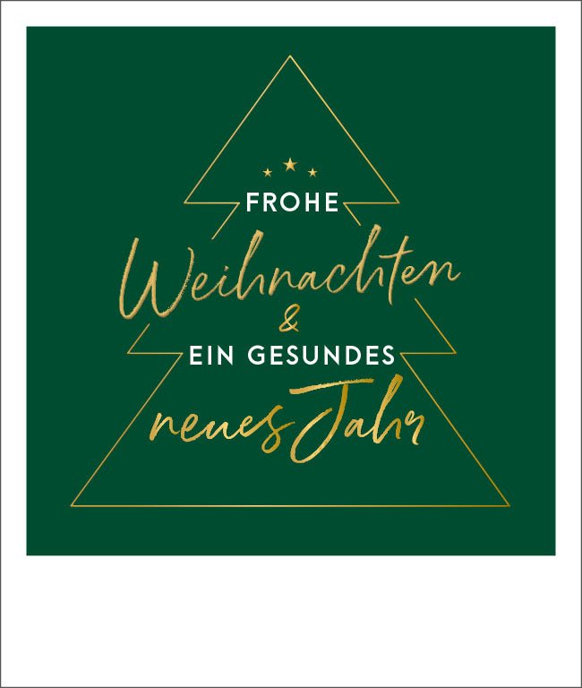 Weihnachten Postkarte Business mehrsprachig Frohe Weihnachten