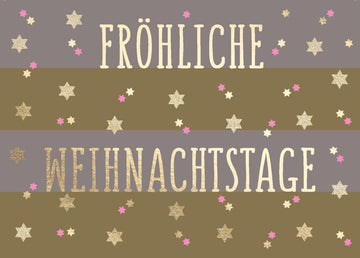 Weihnachtspostkarte Fröhliche Weihnachtstage